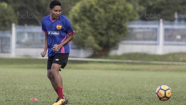 Melihat Lebih Dekat Latihan Evan Dimas Bersama Selangor FA