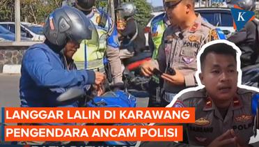 Tak Terima Ditilang, Pengendara Motor Ancam Polisi Dilaporkan ke Jenderal