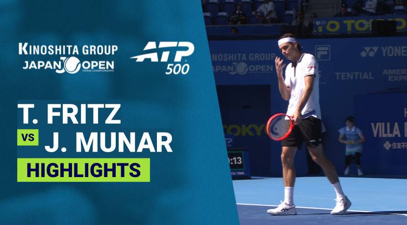 Taylor Fritz vs Jaume Munar - Round 1 | ATP 500: Kinoshita Group Japan Open Tennis Championships 2026