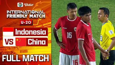 Indonesia vs China - Full Match | International Friendly Match U-20