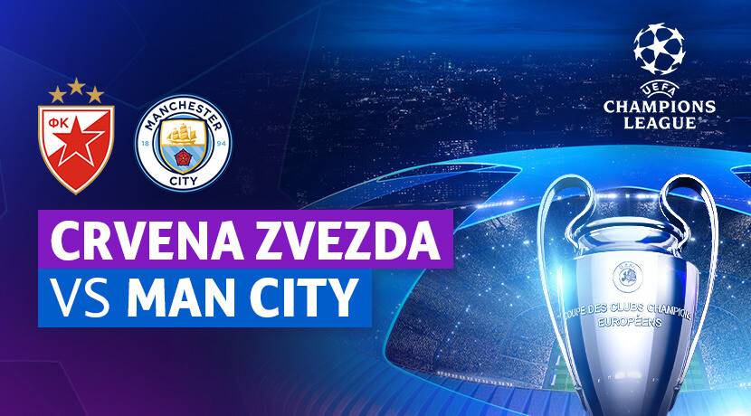 How to watch Crvena zvezda v Man City in UEFA Champions League on TNT  Sports & discovery+, TV and live stream details - Eurosport