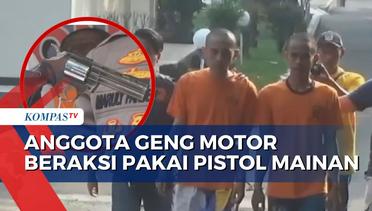 Polisi Tangkap Anggota Geng Motor yang Todongkan Pistol ke Warga: Senpi Pelaku Ternyata Mainan!
