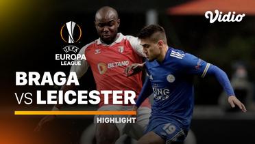 Highlight - Braga vs Leicester City I UEFA Europa League 2020/2021