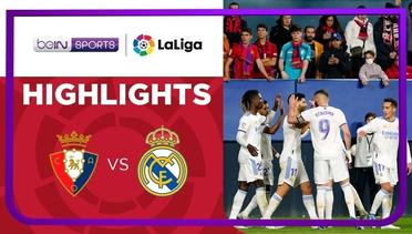 Match Highlights | Osasuna 1 vs 3 Real Madrid | LaLiga Santander 2021/2022