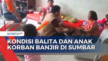 Tim Dokter Cek Kesehatan Balita dan Anak Korban Banjir di Padang