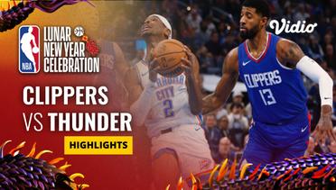 LA Clippers vs Oklahoma City Thunder - Highlights | NBA Regular Season 2023/24