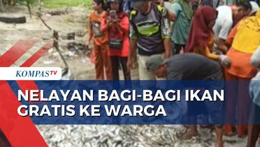 Hasil Tangkapan Melimpah, Nelayan di Bengkulu Bagi-Bagi Ikan Gratis ke Warga