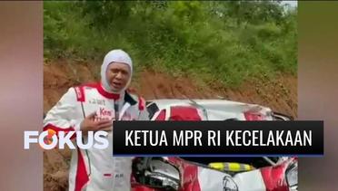 Mobil yang Ditumpangi Ketua MPR RI Bamsoet dan Sean Gelael Kecelakaan, Jungkir Balik! | Fokus