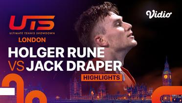The Viking (Holger Rune) vs The Power (Jack Draper) - Highlights | Ultimate Tennis Showdown 2023