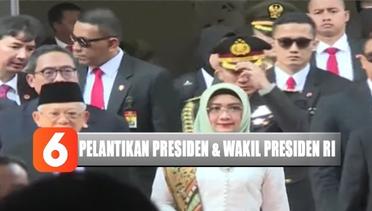 Ma'ruf Amin Tiba di Gedung DPR Jelang Pelantikan - Pelantikan Presiden