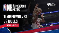 Minnesota Timberwolves vs Chicago Bulls - Highlights | NBA Preseason 2023