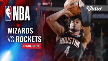 Washington Wizards vs Houston Rockets - Highlights | NBA Regular Season 2023/24