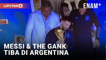 Lionel Messi CS Tiba di Argentina Pasca Juarai Piala Dunia 2022