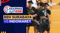 Putra: BBV Surabaya vs Indomaret - Full Match | Kejurnas Bola Voli Antarklub U-17 2023