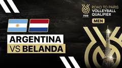 Argentina vs Belanda - Full Match | Men's FIVB Road to Paris Volleyball Qualifier