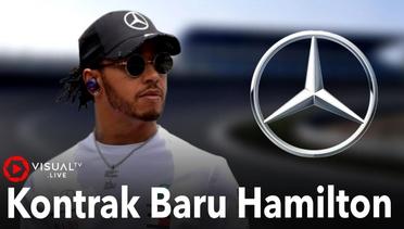 Tanda tangan Kontrak Baru dengan Mercedes, Hamilton Incar Gelar Juara Dunia ke-8