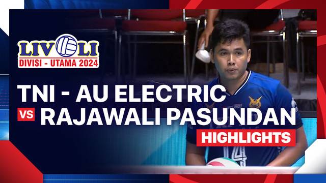 Putra: TNI - AU Electric vs Rajawali Pasundan - Final Four - Highlights | Livoli Divisi Utama 2024