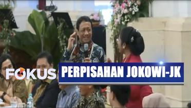 Suasana Hangat Warnai Perpisahan Jokowi-JK di Istana - Fokus Pagi