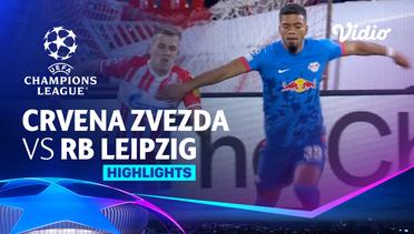 Crvena Zvezda vs RB Leipzig - Highlights | UEFA Champions League 2023/24