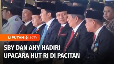 SBY dan AHY Upacara Peringatan Kemerdekaan ke-78 di Pacitan | Liputan 6