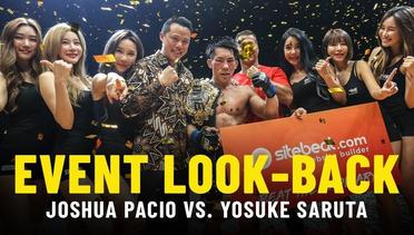 Joshua Pacio vs. Yosuke Saruta Event Look-Back | ONE Championship Up Close