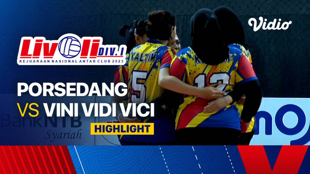Putri: Porsedang vs Vini Vidi Vici - Highlights | Livoli Divisi 1 2023