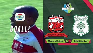 Goal Beto De Paula - Madura United (1) vs (0) PSMS Medan | Go-Jek Liga 1 Bersama Bukalapak