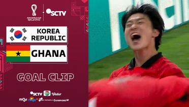 Gol Heading Tajam Jadi Gol Kedua Cho Gue-sung (Korea Republic) Imbangi Ghana | FIFA World Cup Qatar 2022