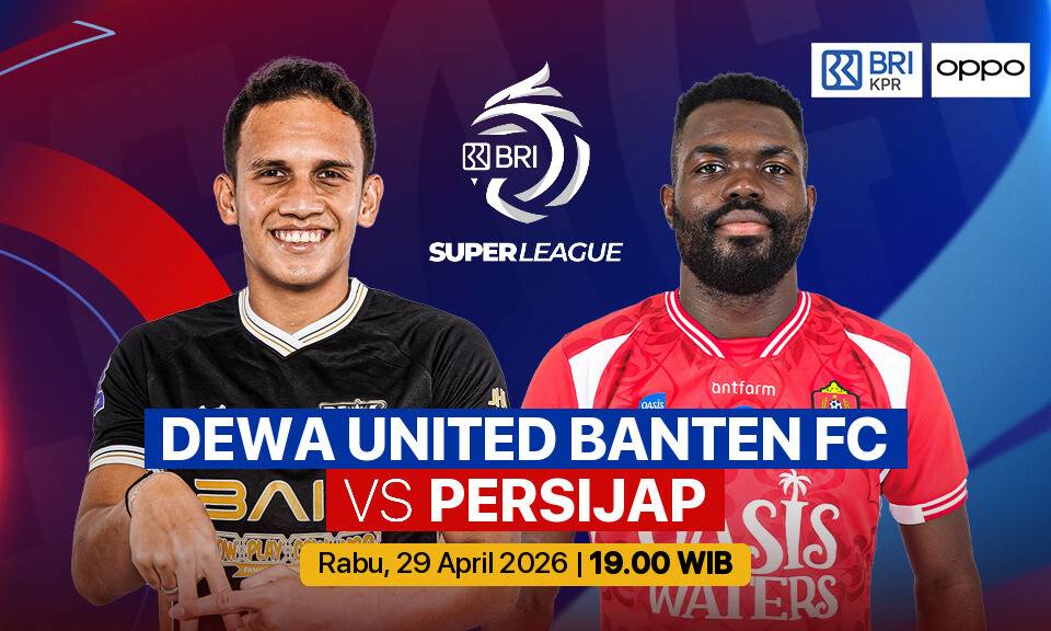 Dewa United Banten FC vs Persijap