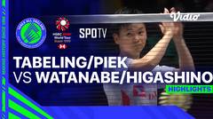 Mixed Doubles Semifinal: Robin Tabeling/Selena Piek (NLD) vs Yuta Watanabe/Arisa Higashino (JPN) - Highlights | Yonex All England Open Badminton Championships
