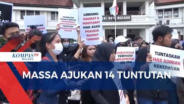 Peringati Hari Perempuan Internasional, Ratusan Mahasiswa di Malang Turun ke Jalan