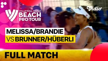 Full Match | Melissa/Brandie (CAN) vs Brunner/Huberli (SUI) | Beach Pro Tour Elite 16 Doha, Qatar 2023