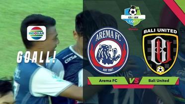 Goal Hanif Sjahbandi - Arema FC (1) vs (0) Bali United | Go-Jek Liga 1 Bersama Bukalapak