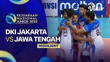 Highlights | Tempat Ketiga - Putra: DKI Jakarta vs Jawa Tengah | Kejurnas Junior 2022