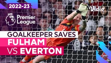 Aksi Penyelamatan Kiper | Fulham vs Everton | Premier League 2022/23
