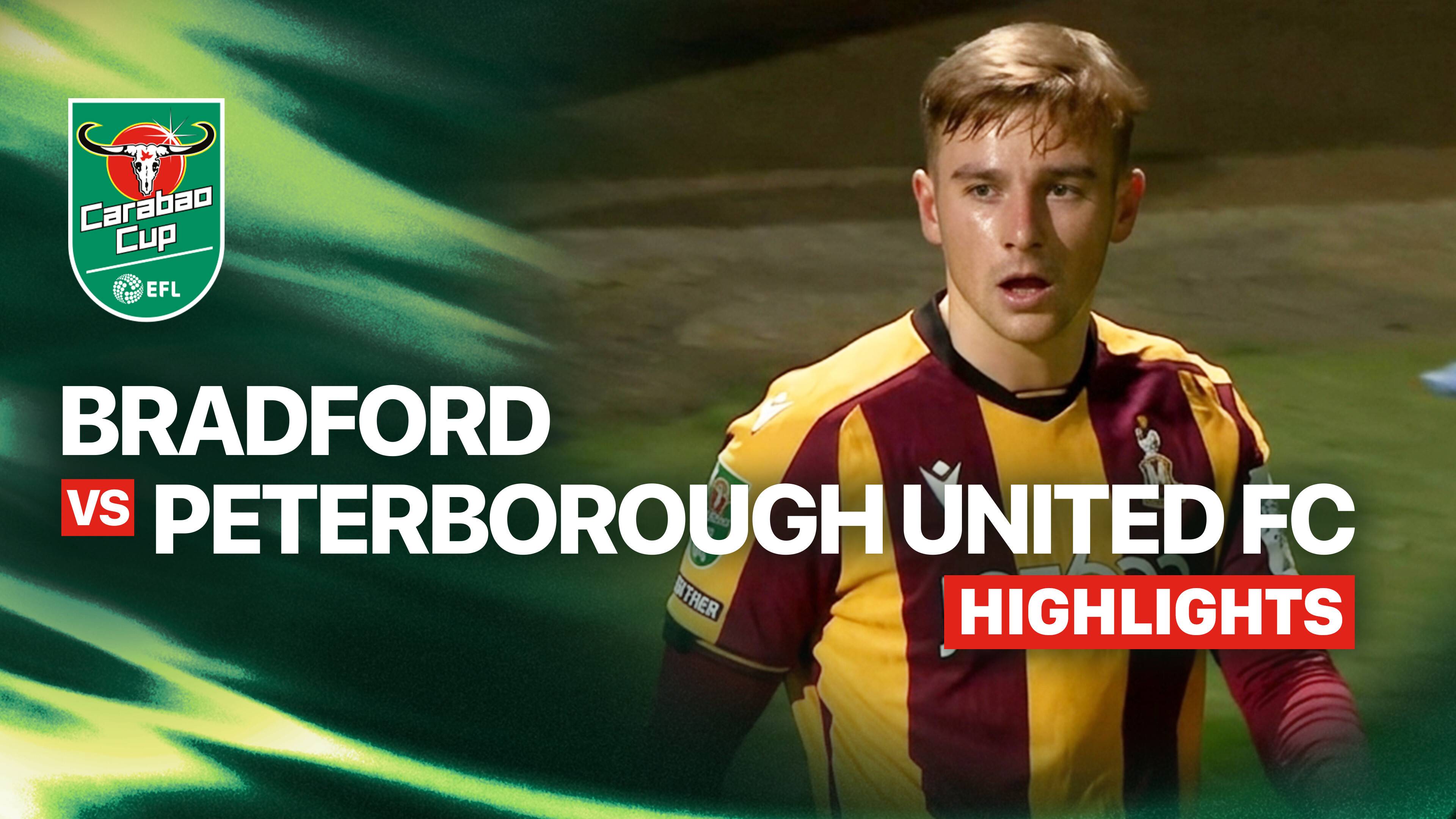 Bradford City AFC vs Peterborough United FC