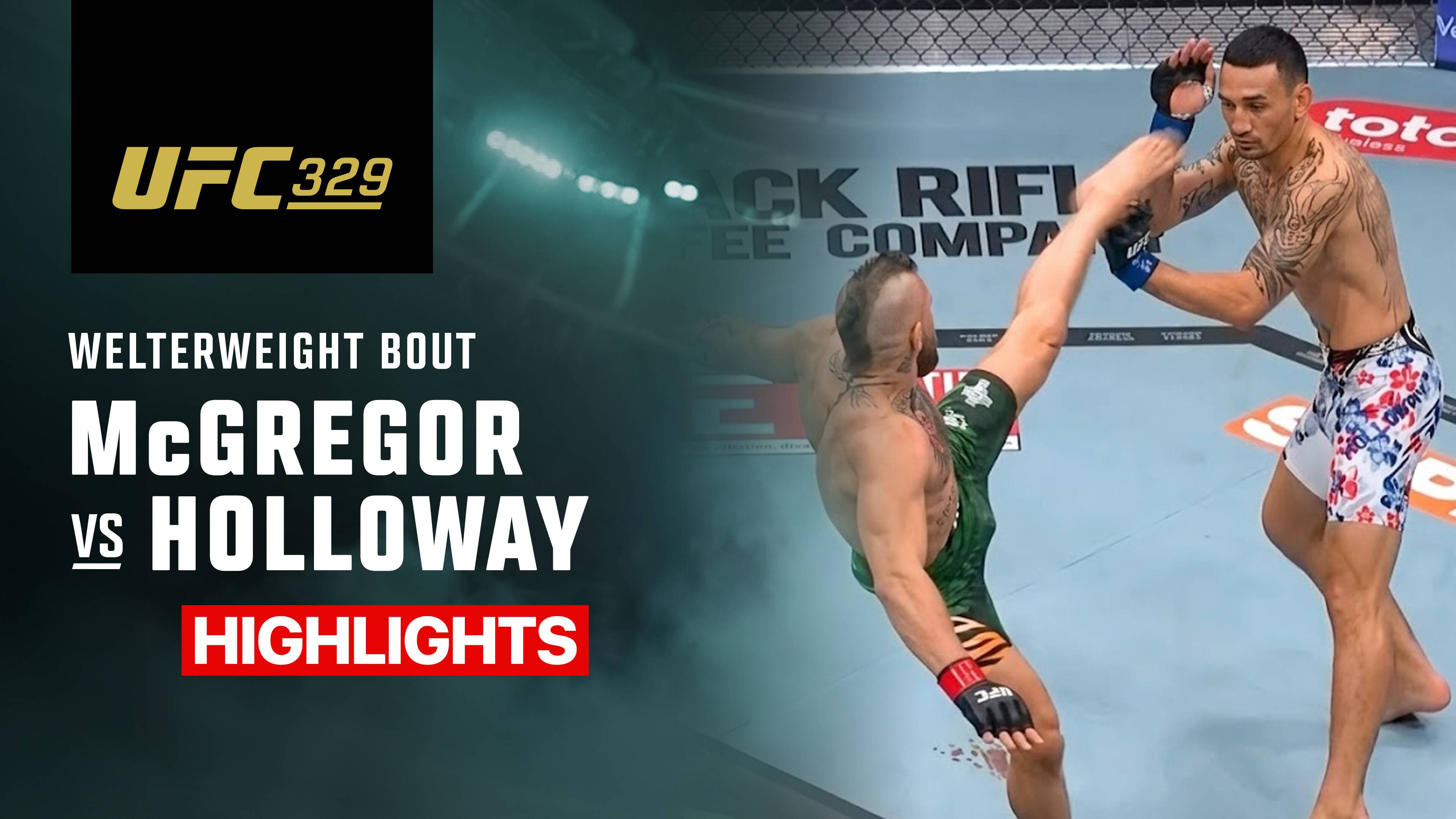Conor McGregor vs Max Holloway - Welterweight | UFC 329