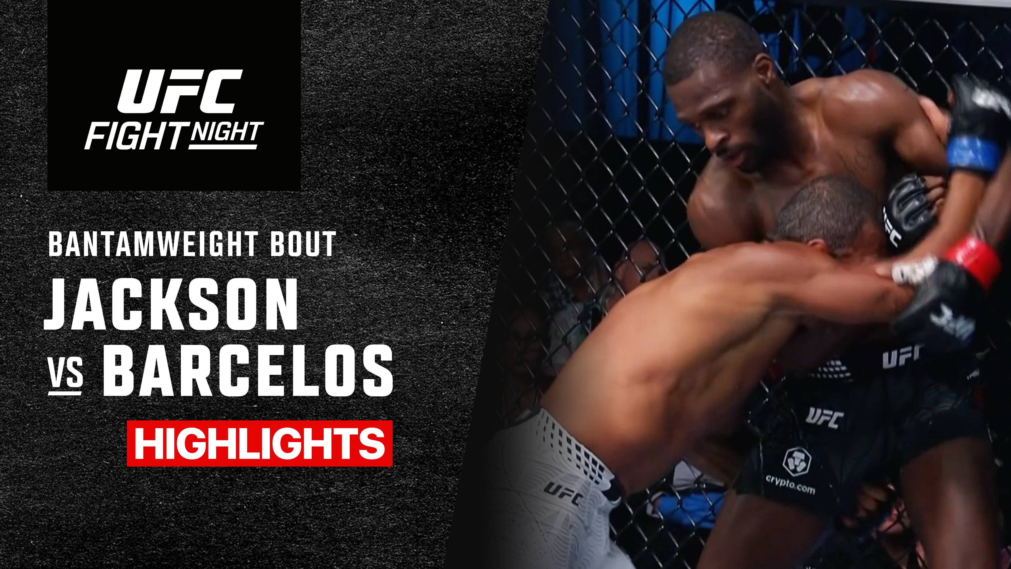 Montel Jackson vs Raoni Barcelos - Bantamweight | UFC Fight Night