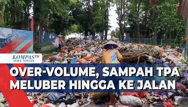 Over Volume, Sampah TPA Landoh Rembang Meluber Hingga ke Jalan