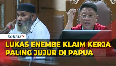 Momen Lukas Enembe Klaim Kerja Paling Jujur di Papua di Depan Hakim Rianto