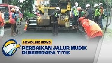 Perbaikan Jalan Jalur Mudik Lebaran di Sukabumi Terus Dilakukan
