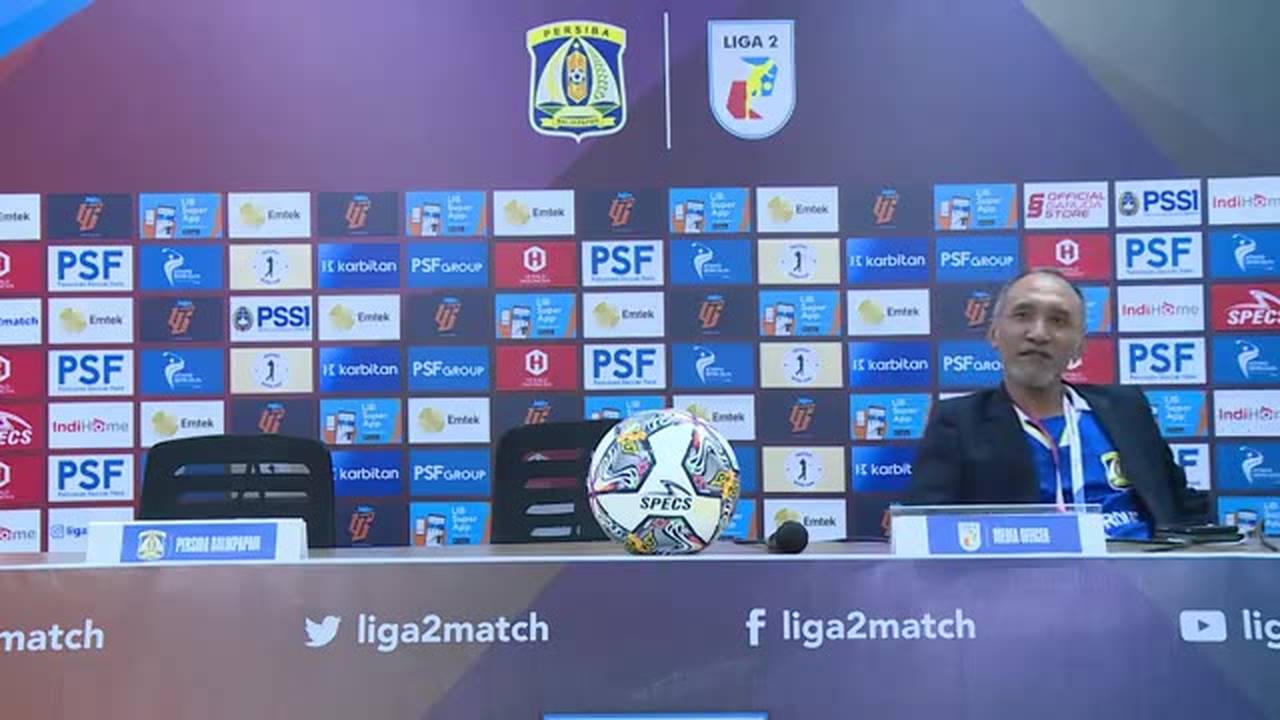Post Match Conference PERSIBA Balikpapan Vs Deltras FC Vidio