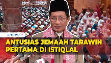 Suasana Jemaah Tarawih Hari Pertama di Masjid Istiqlal