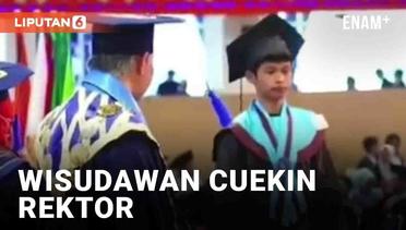 Viral Wisudawan di Makassar Cuekin Rektor