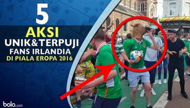 Inilah 5 Aksi Unik dan Terpuji Fans Irlandia di Piala Eropa 2016