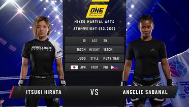 Itsuki Hirata vs. Angelie Sabanal - Full Fight Replay
