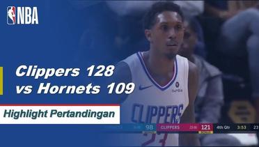 NBA I Cuplikan Pertandingan : Clippers 128, Hornets 109