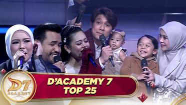 Surprise Ultah Lesti! Trio Melly, Fildan & Selfi Bawakan Lagu-lagu Lesti! | D’Academy 7 Top 25