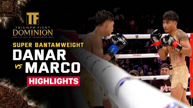 Danar Ilmawan vs Marco Jacob - Highlight | Triumph Fight Dominion