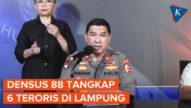 Densus 88 Tangkap 6 Terduga Teroris di Bandar Lampung, 2 Diantaranya Tewas